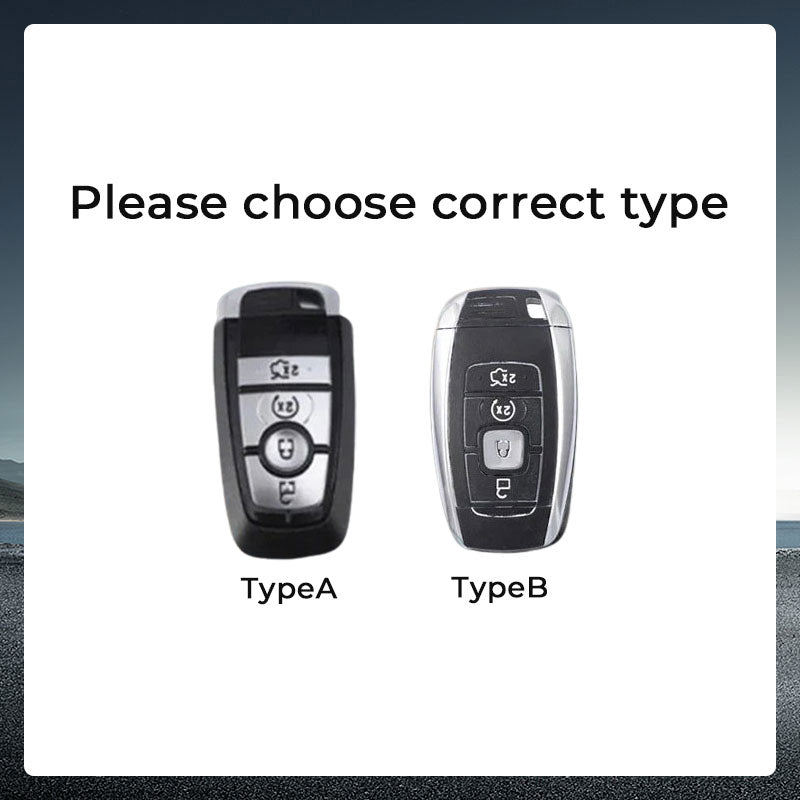 Lincoln Car Key Case Rhinestones Keychain