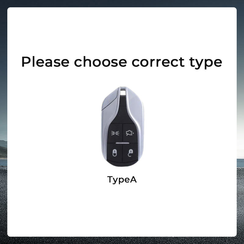 Maserati Car Key Case Rhinestones Keychain