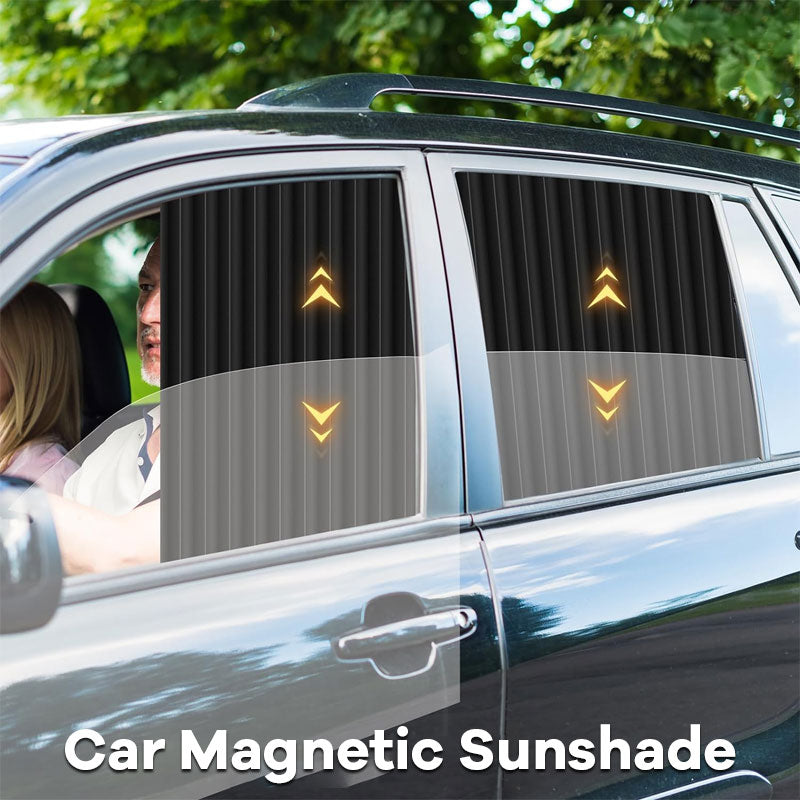 Car magnetic sunshade