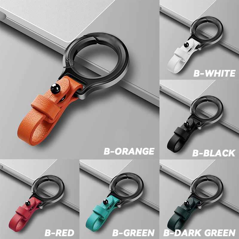 Simple Belt Loop Leather Key Ring