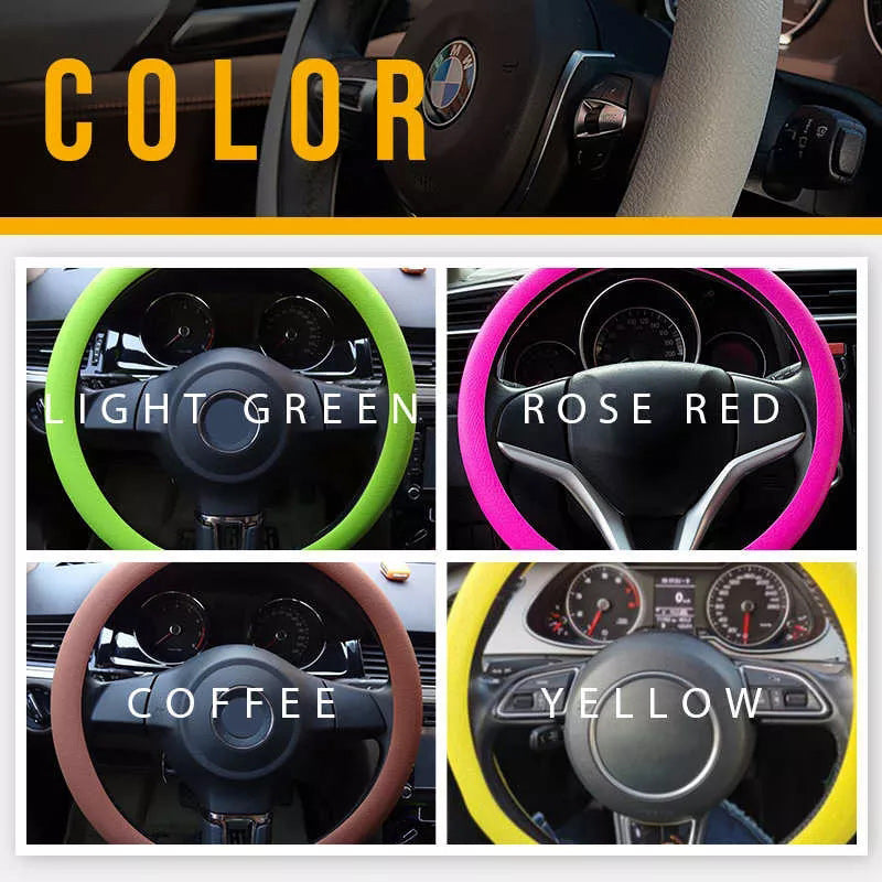 Cool silicone steering wheel protector