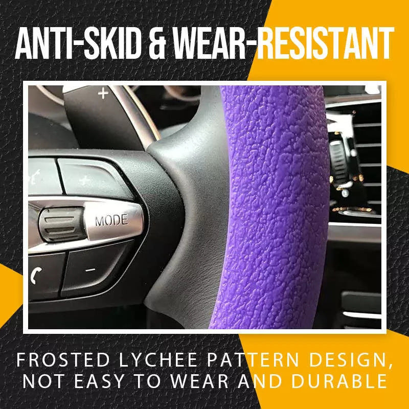 Cool silicone steering wheel protector