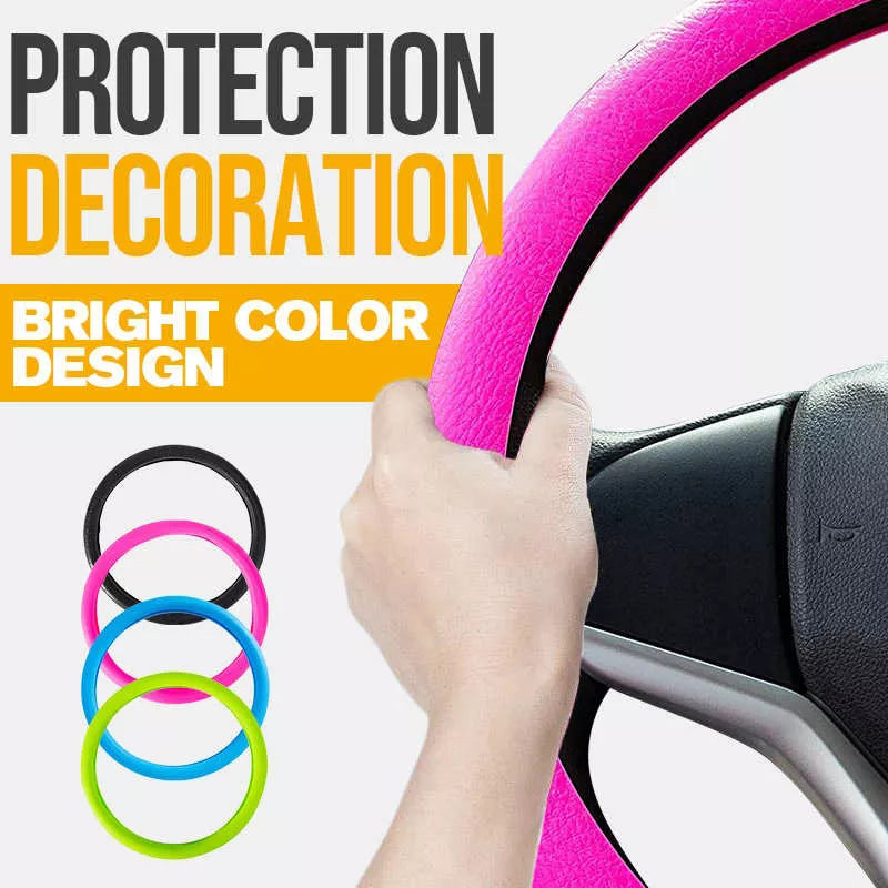 Cool silicone steering wheel protector