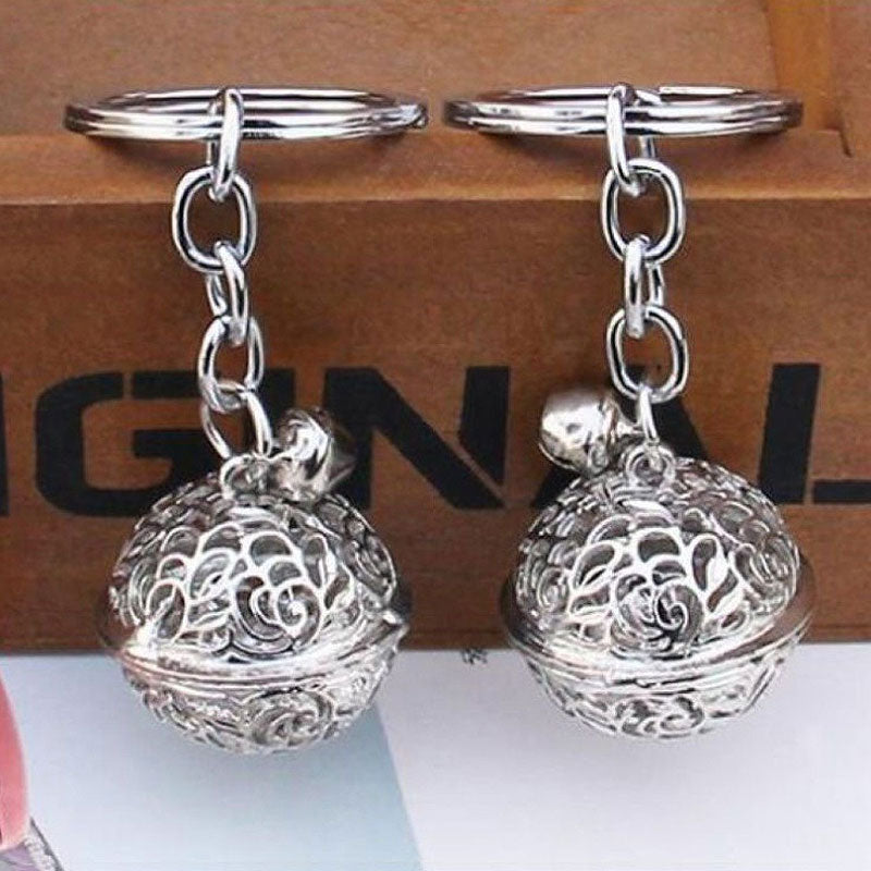 Metal Key Ring Hollow Bell Lovers Gift