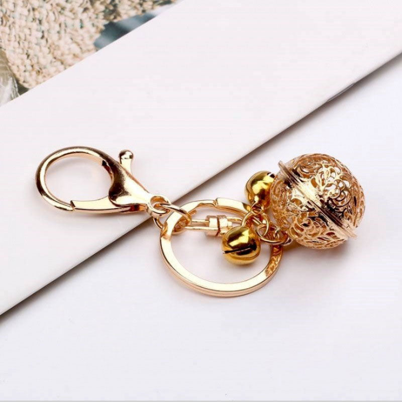 Metal Key Ring Hollow Bell Lovers Gift