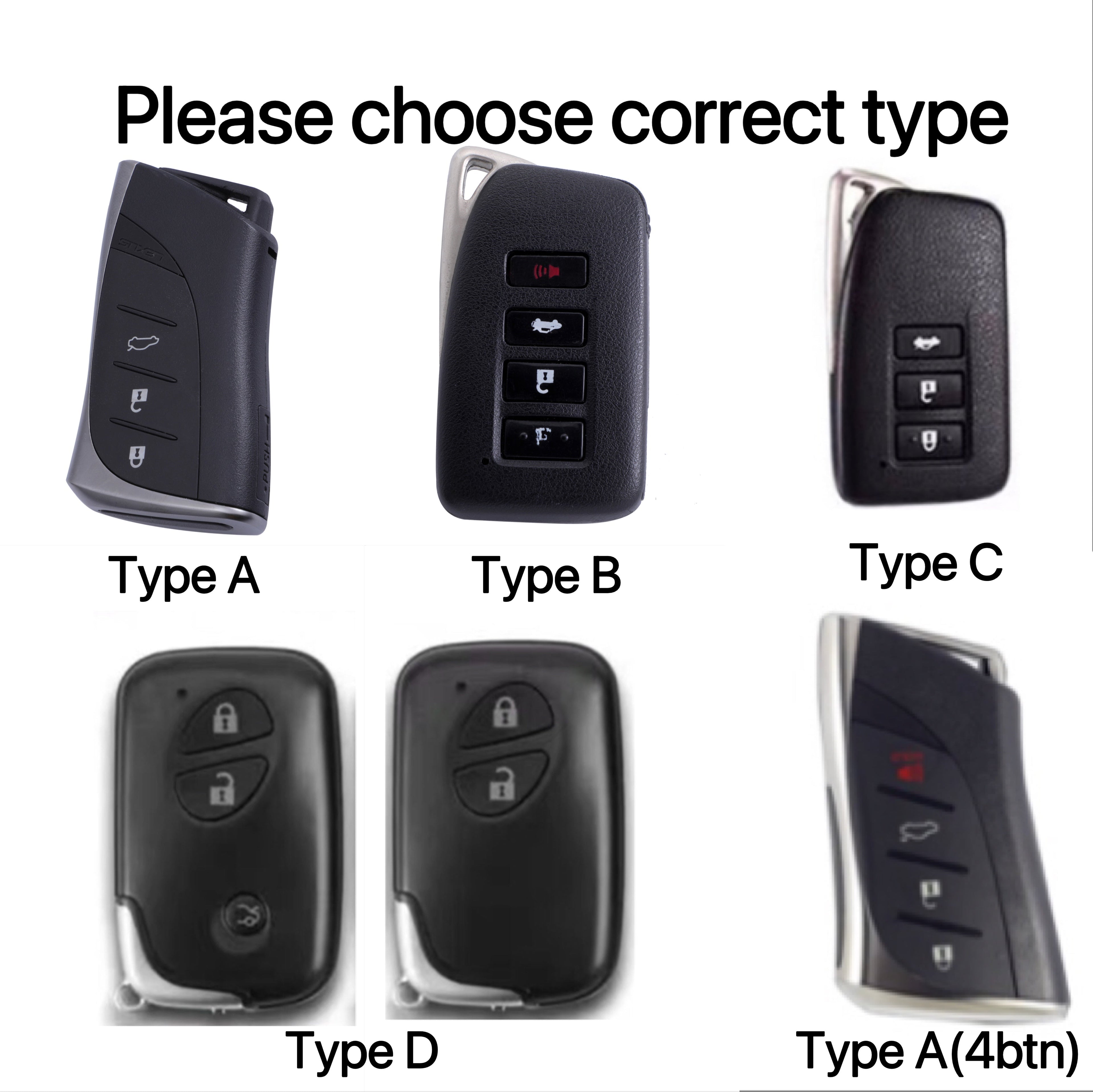 Lexus Car Key Case Rhinestones Keychain