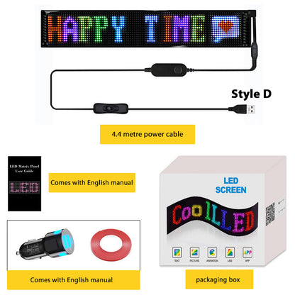 Customizable Car LED Displays