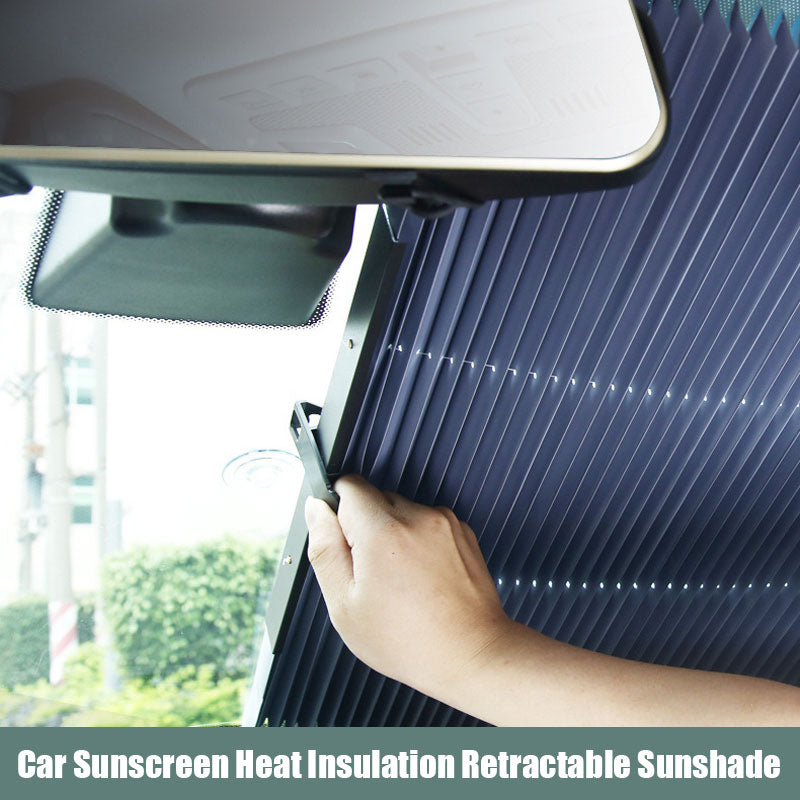 Car Sunscreen Heat Insulation Retractable Sunshade