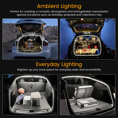 Car trunk automatic induction atmosphere light