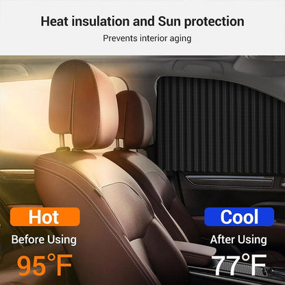 Car magnetic sunshade