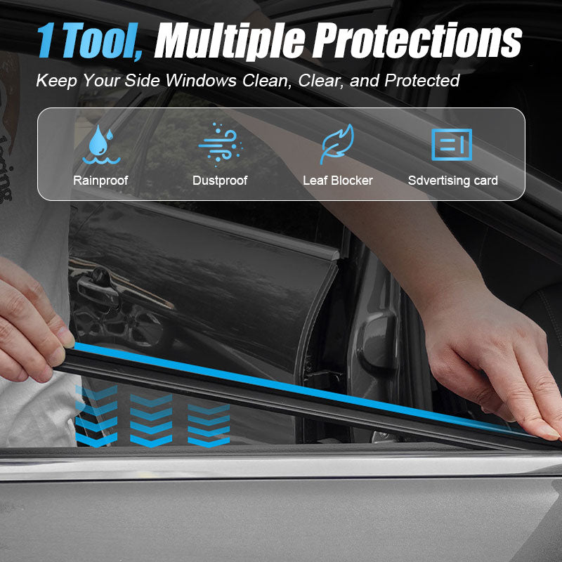 Car side window wipers