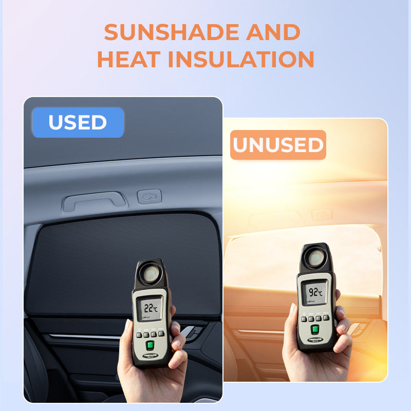 Car side window sunshade