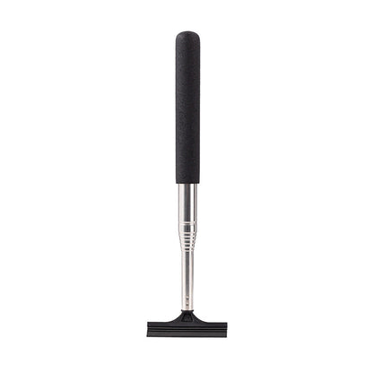 Retractable car rearview mirror wiper