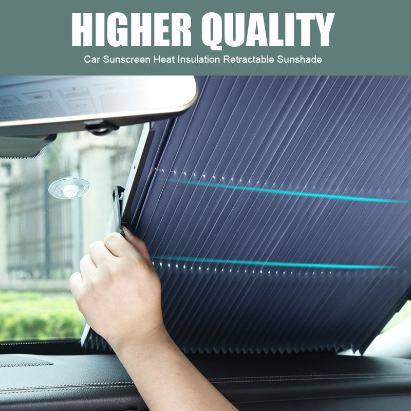 Car Sunscreen Heat Insulation Retractable Sunshade