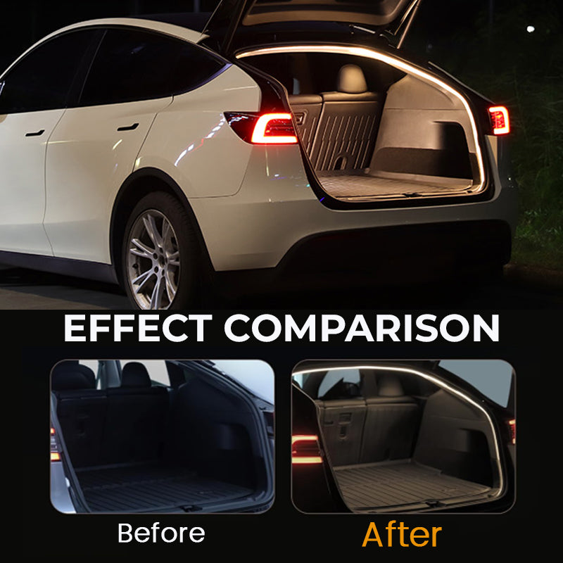 Car trunk automatic induction atmosphere light