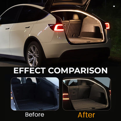 Car trunk automatic induction atmosphere light