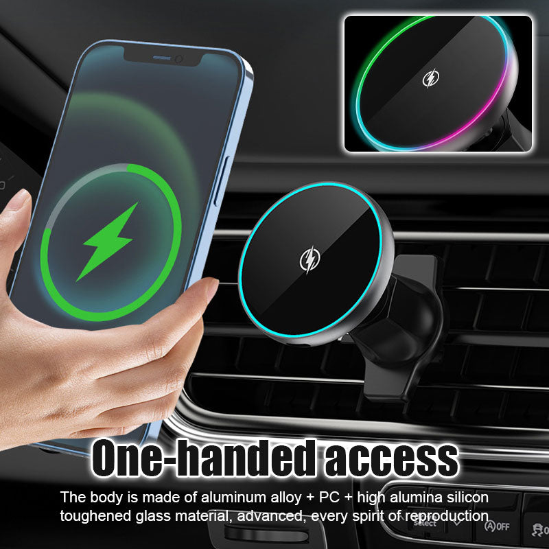 Magsafe Car Mount Wireless Fast Charger (iphone 12-15)