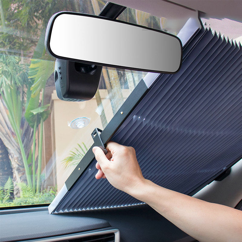 Car Sunscreen Heat Insulation Retractable Sunshade