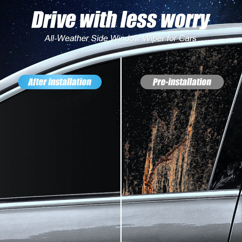Car side window wipers