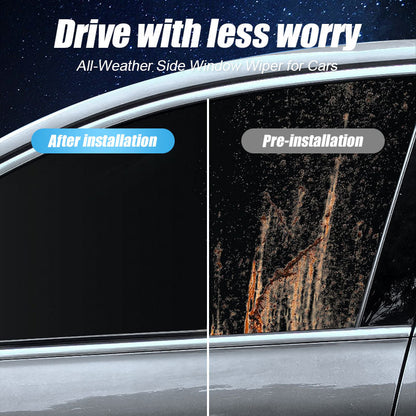 Car side window wipers