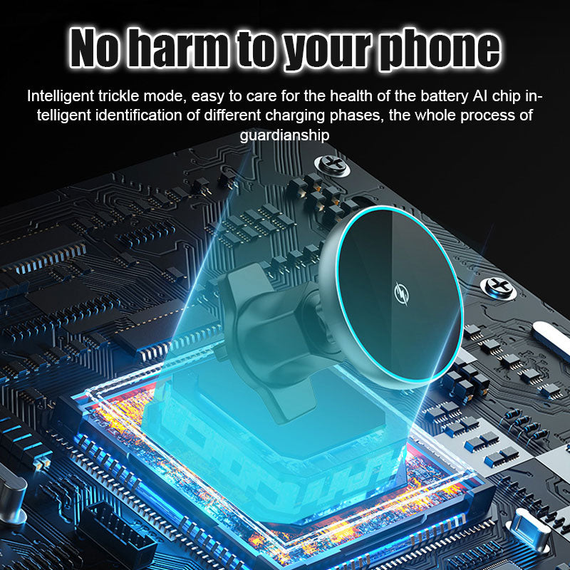 Magsafe Car Mount Wireless Fast Charger (iphone 12-15)