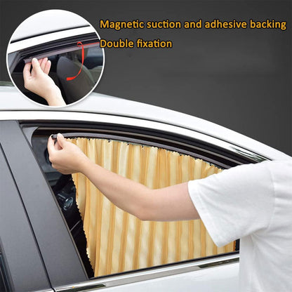 Car magnetic sunshade