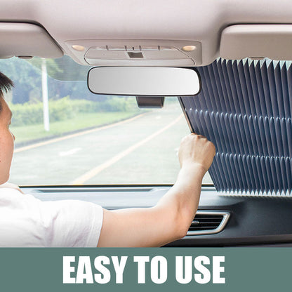 Car Sunscreen Heat Insulation Retractable Sunshade