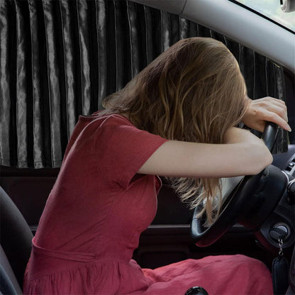 Car magnetic sunshade