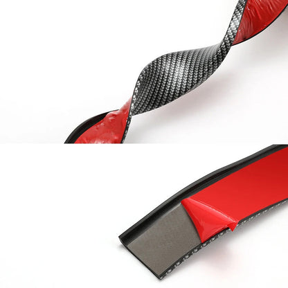Car wheel eyebrow anti-collision strip