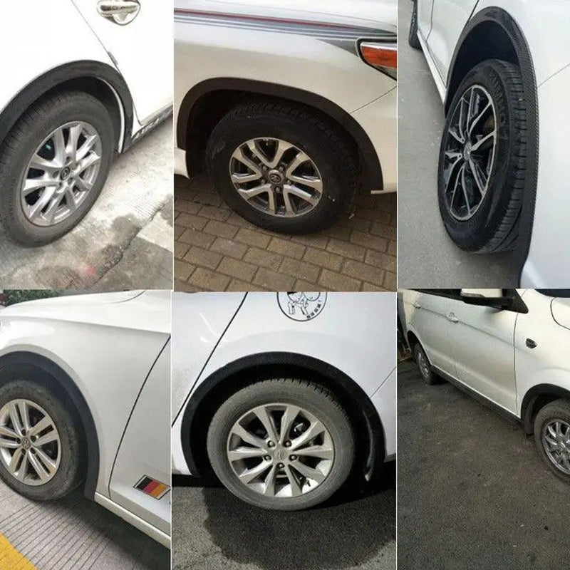 Car wheel eyebrow anti-collision strip