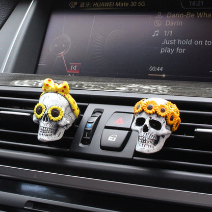 Car Air Vent Skull Figurine Fresheners