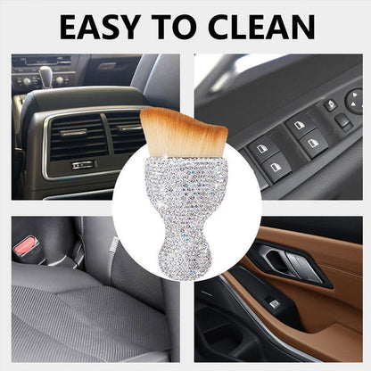 Car Interior Detailing Brush with Soft Bristle