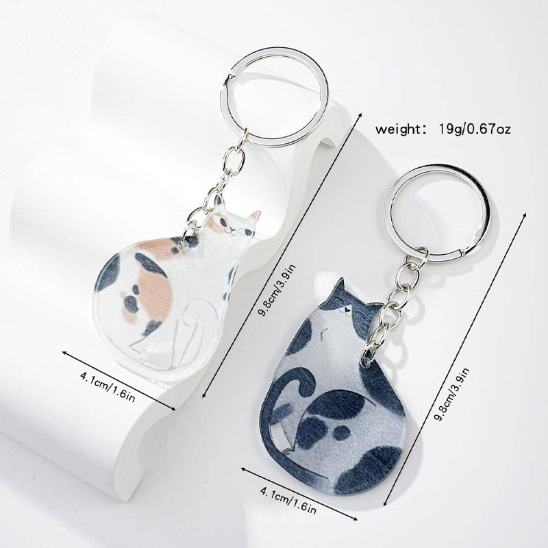 Couple Animal Key Ring Pendant