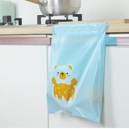 Cute Cartoon Hanging Disposable Storage Bag In The Car(50 PCS)