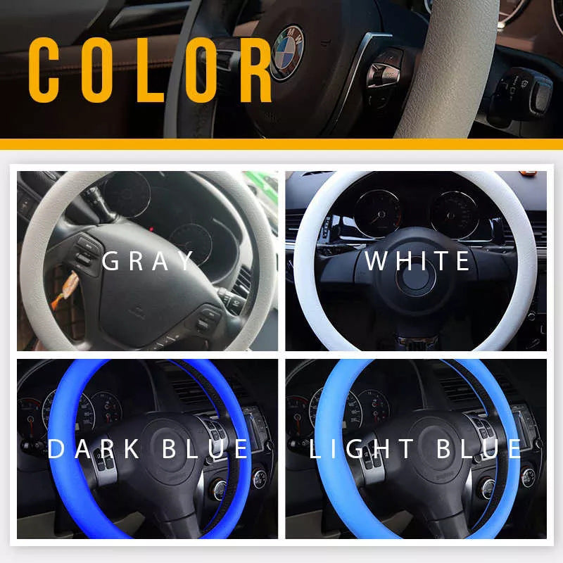 Cool silicone steering wheel protector