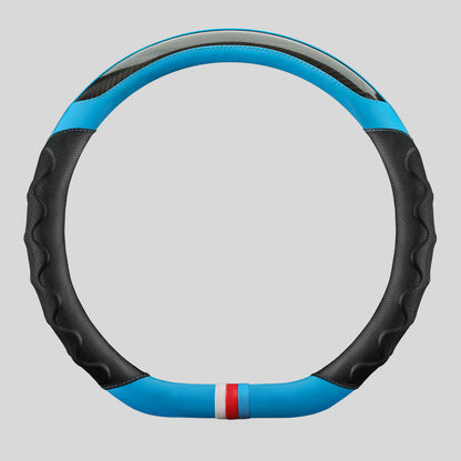 Carbon Fiber Color Block Steering Wheel Cover