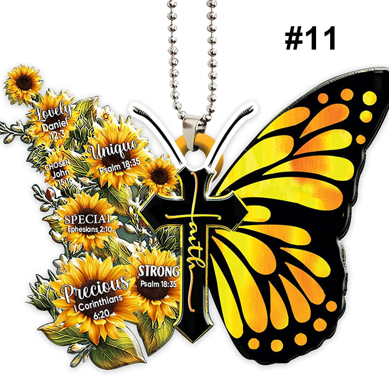 Car Interior Butterfly Pendant