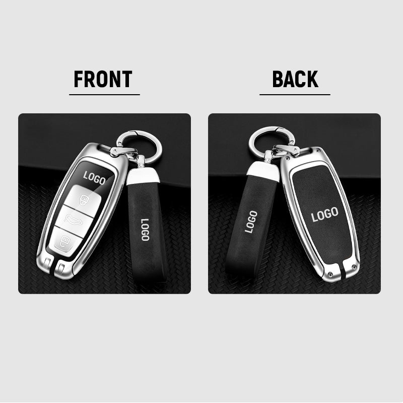 For Citroen Genuine Leather Key Cover