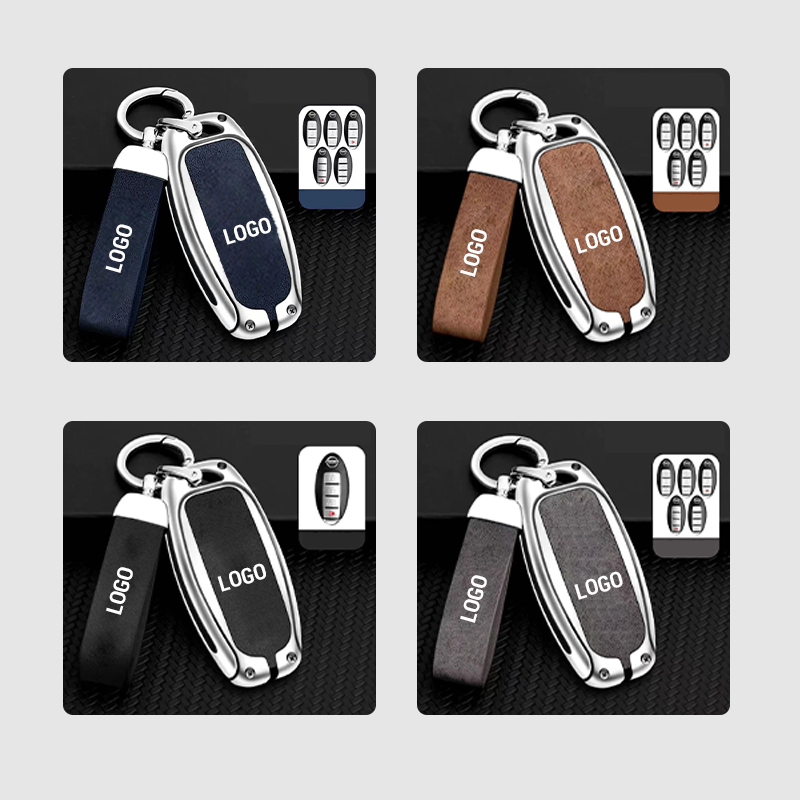 For Nissan Genuine Leather Key Cover