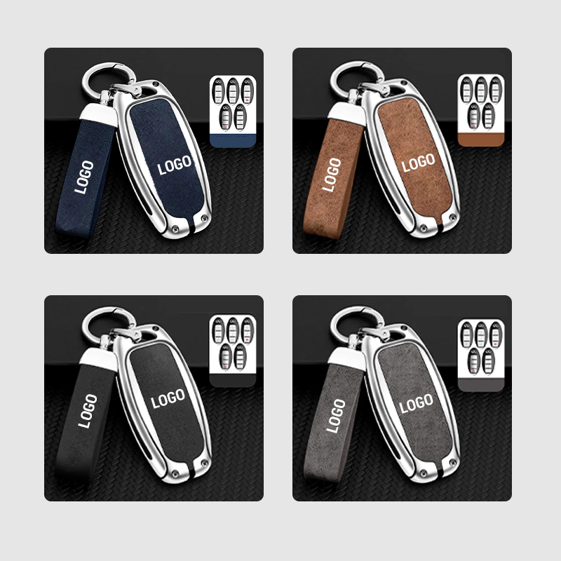For  Infiniti Genuine Leather Key Cover