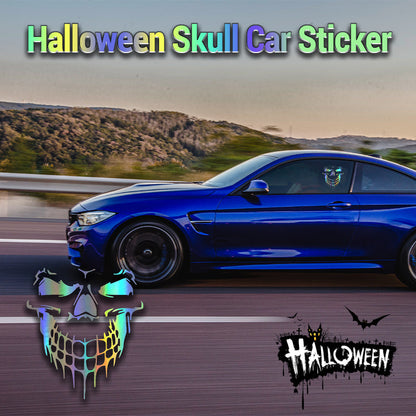 Halloween Skull Car Sticker