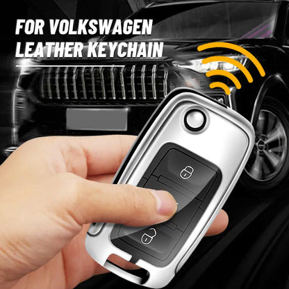 For Volkswagen Genuine Leather Key Cover