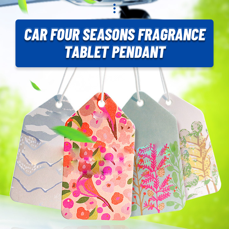 Car Four Seasons Fragrance Tablet Pendant