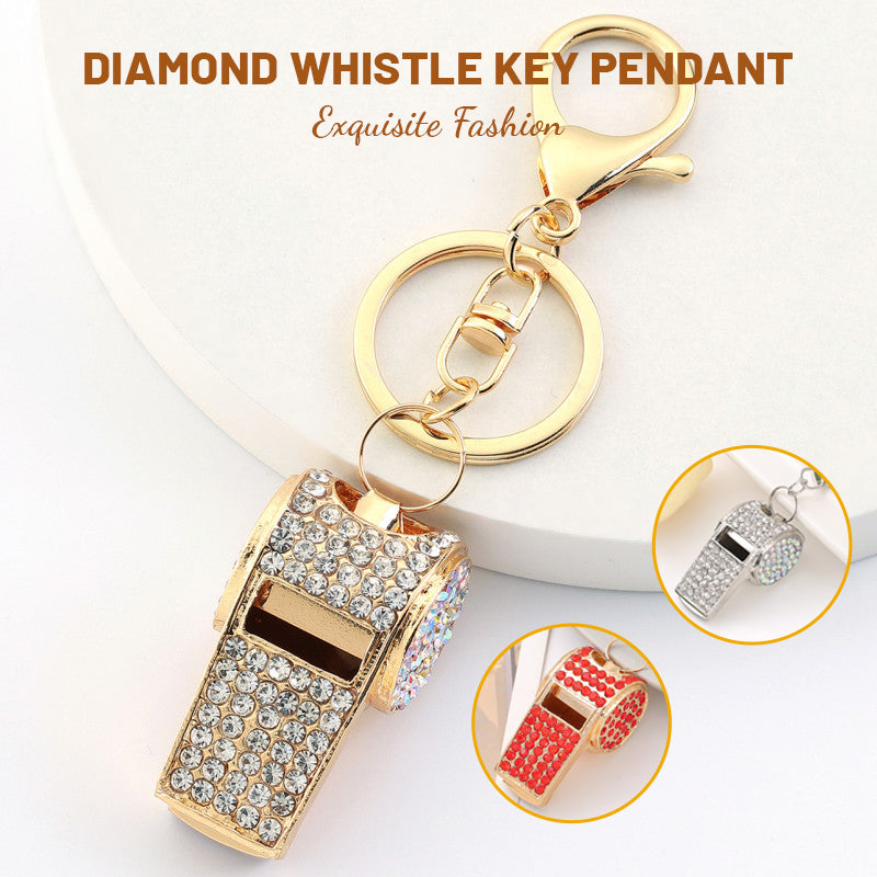 Diamond Whistle Key Pendant