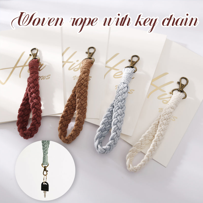 Braided Rope Keychain