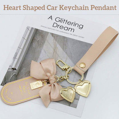 Heart Shaped Car Keychain Pendant