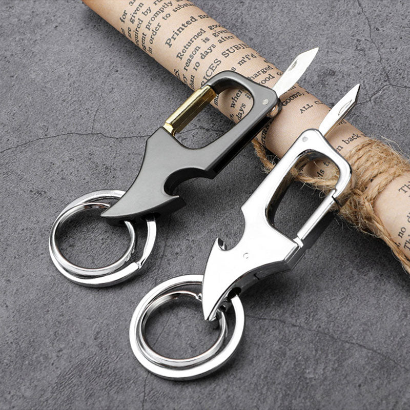 Multifunctional outdoor keychain