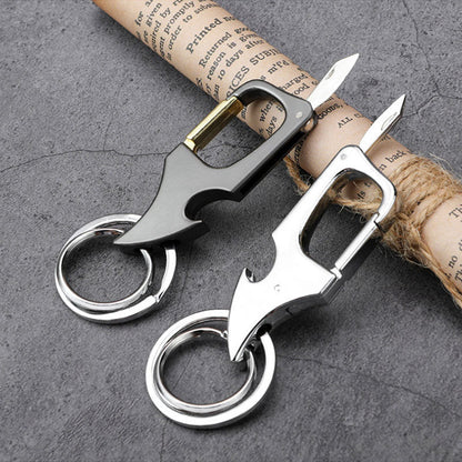 Multifunctional outdoor keychain