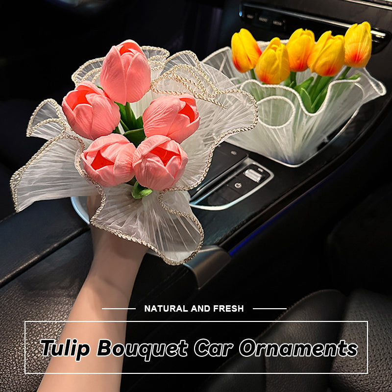 Tulip Bouquet Car Ornaments