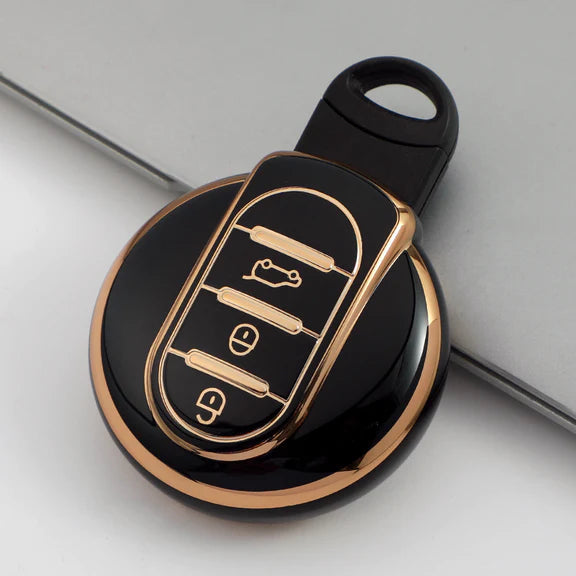 Mini Car Key Case Rhinestones Keychain